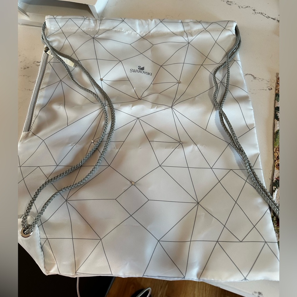 Swarovski Drawstring Bag